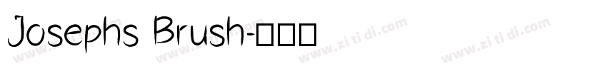 Josephs Brush字体转换